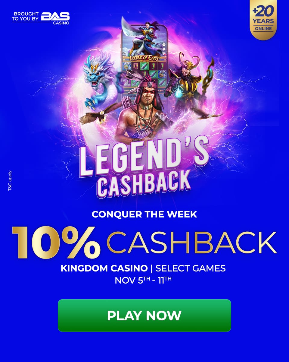 Casino Legend's Cashback