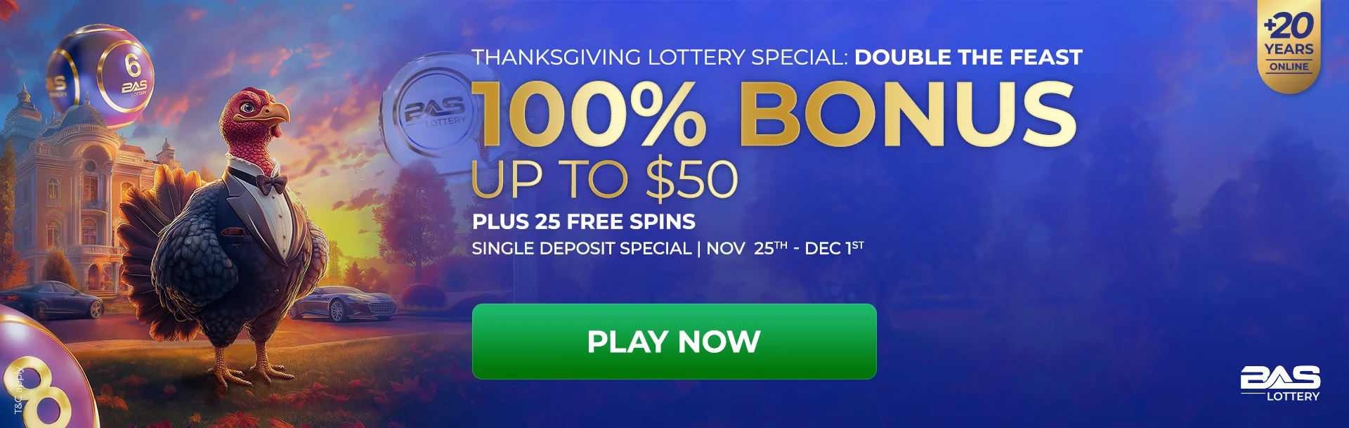 Lotto Thanksgiving Promo