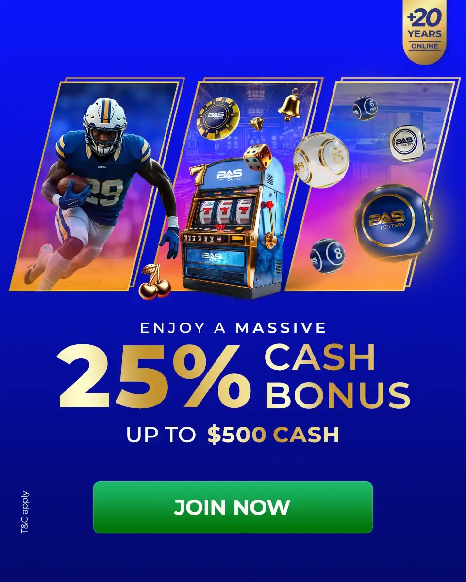 25% Cash Bonus General Promo 